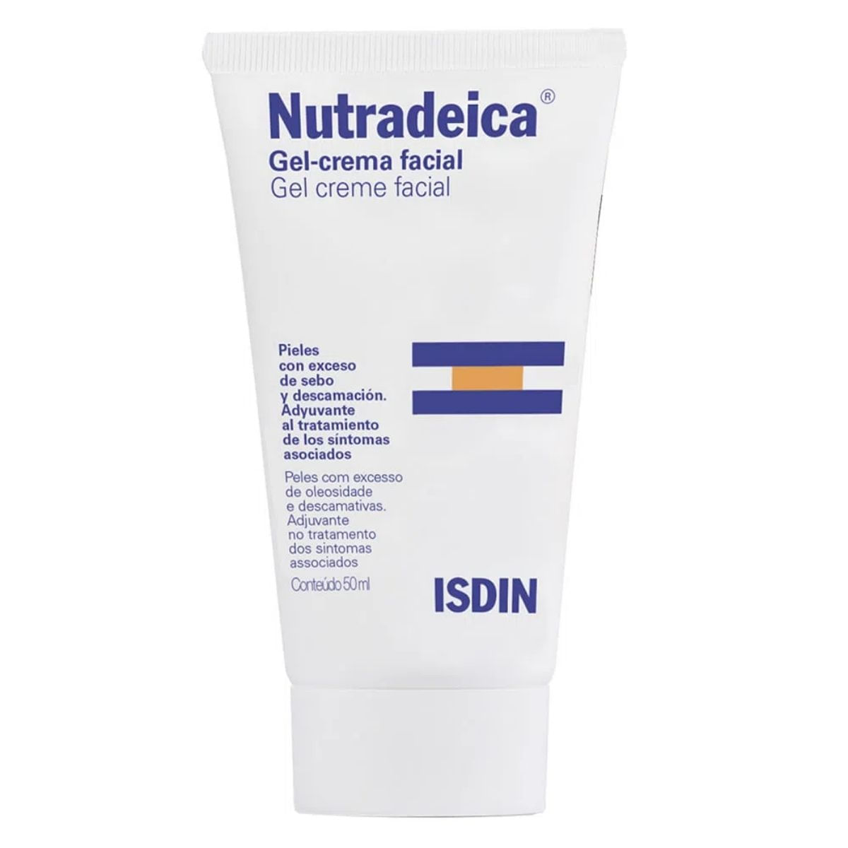 Gel Creme Facial Nutradeica Frasco 50 ml