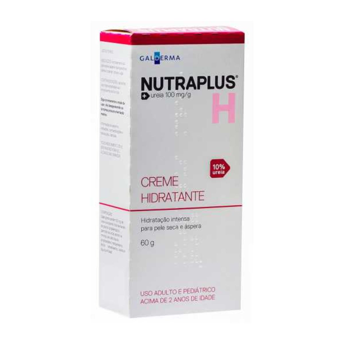 Creme Hidratante de Ureia Nutraplus para Pele Seca e Áspera com 60 g