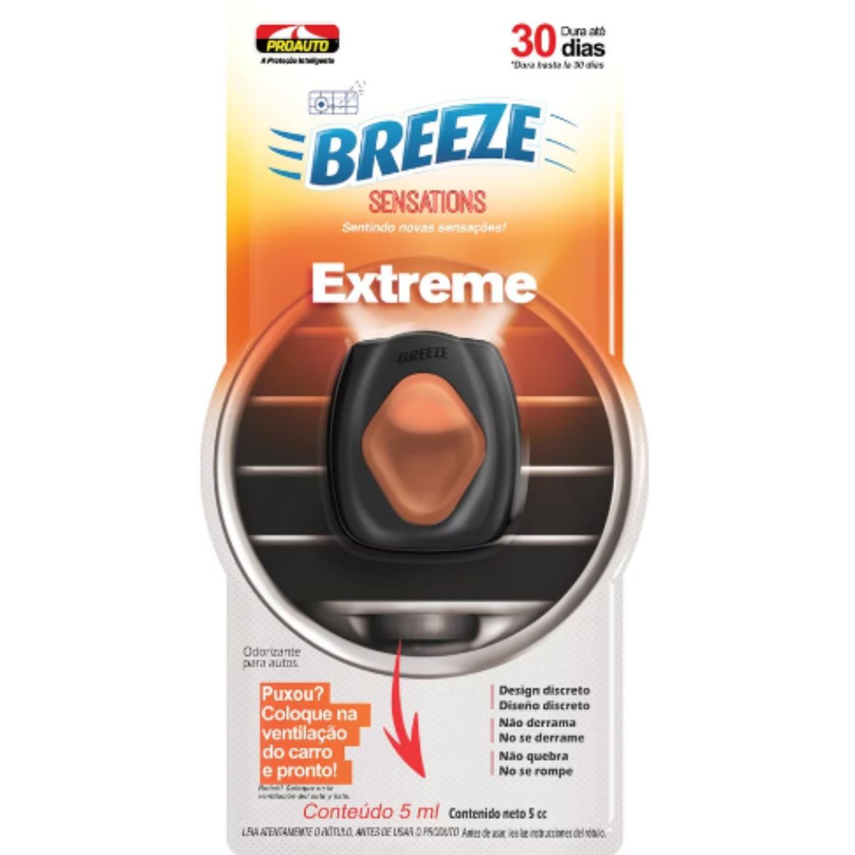 Odorizante Breeze Sensations Extreme Proauto 5ml