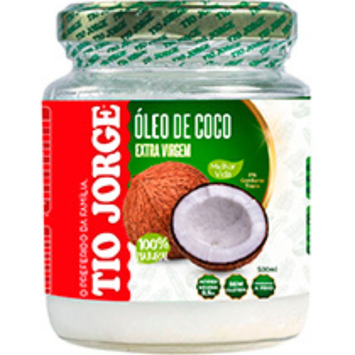 Óleo de Coco Extra Virgem Tio Jorge 500 ml