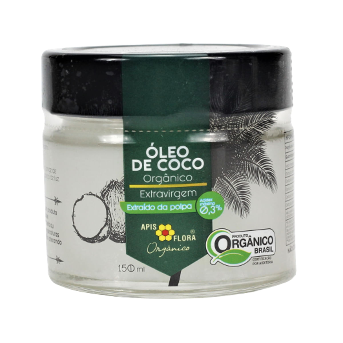 Óleo Coco Orgânico Apis Flora 150 ml