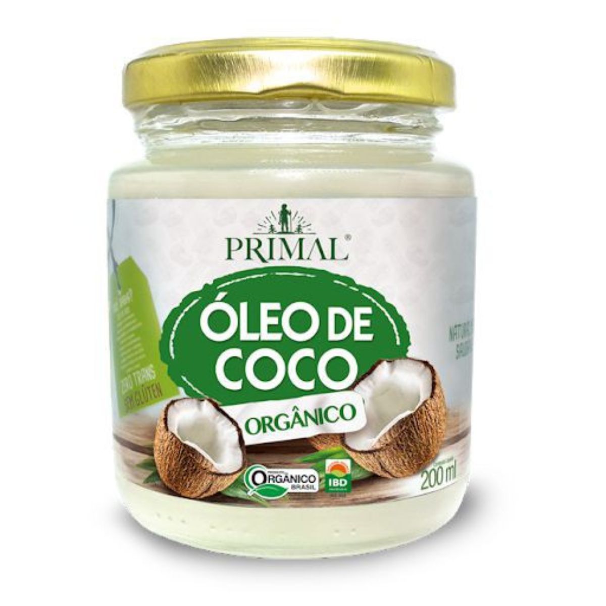 Óleo Coco Orgânico Primal 200 ml