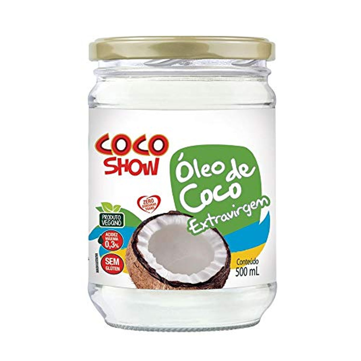 Óleo de Coco Extra Virgem Coco Show 500 ml