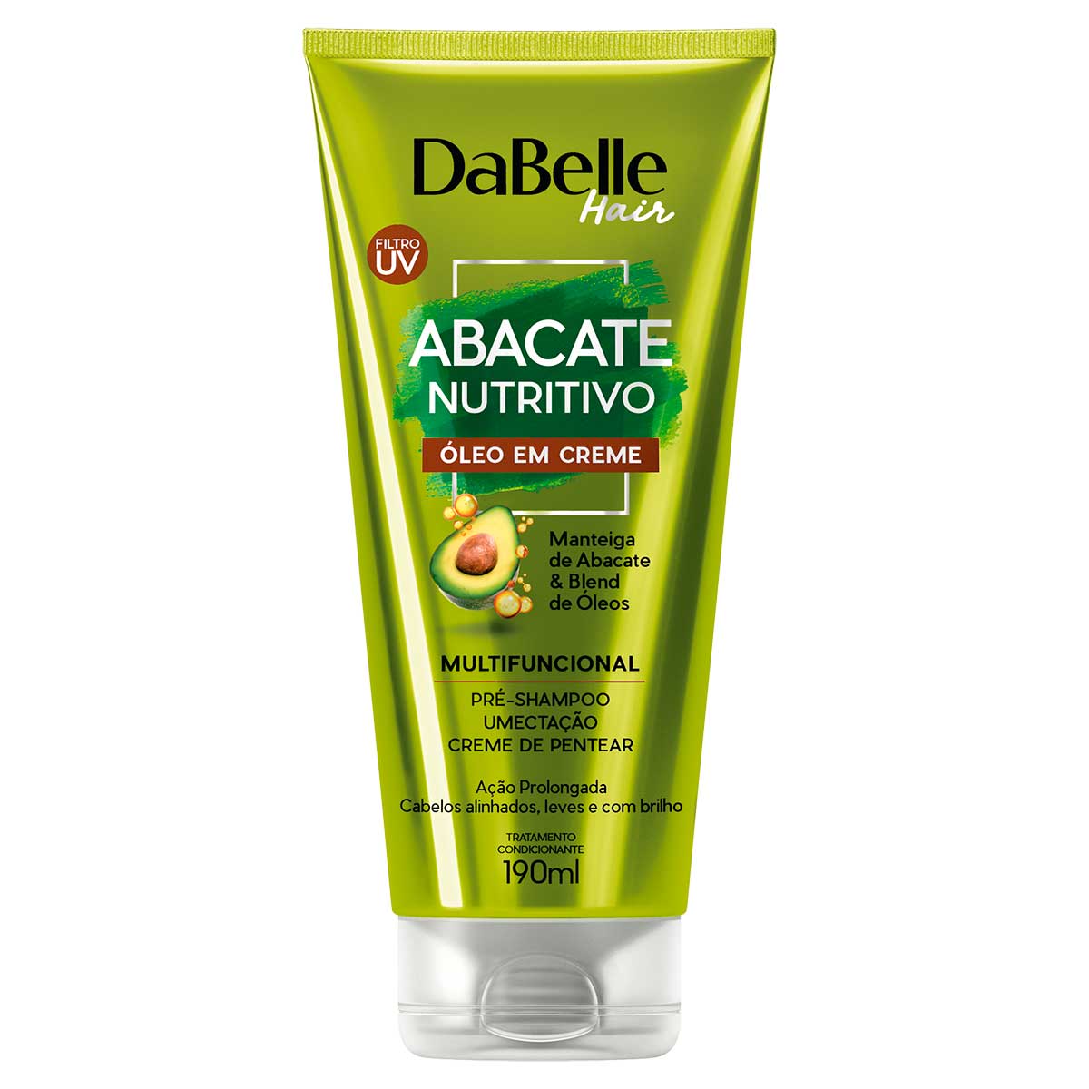 Creme de Tratamento para Cabelo Dabelle Óleo de Abacate Nutritivo 190ml