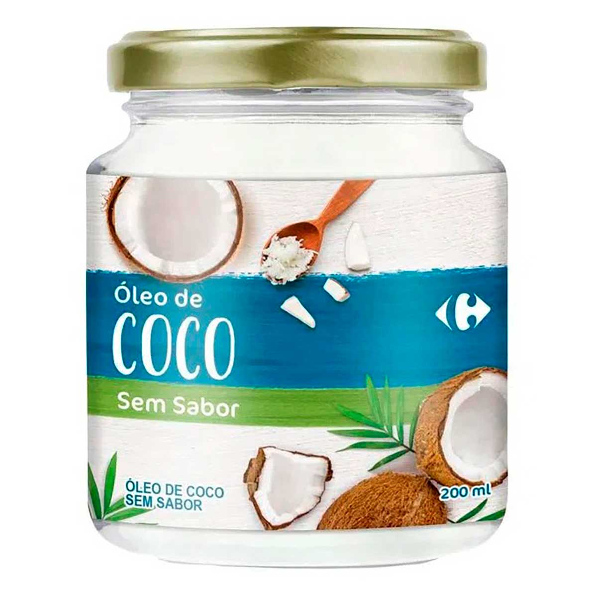 Óleo de Coco sem Sabor Carrefour 200 ml