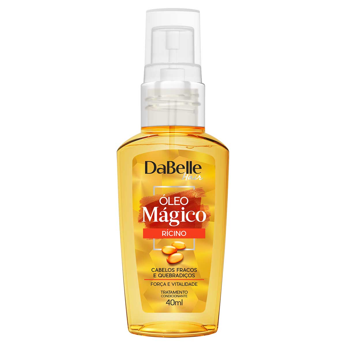 Creme de Tratamento para Cabelo Dabelle Óleo Mágico Rícino 40ml