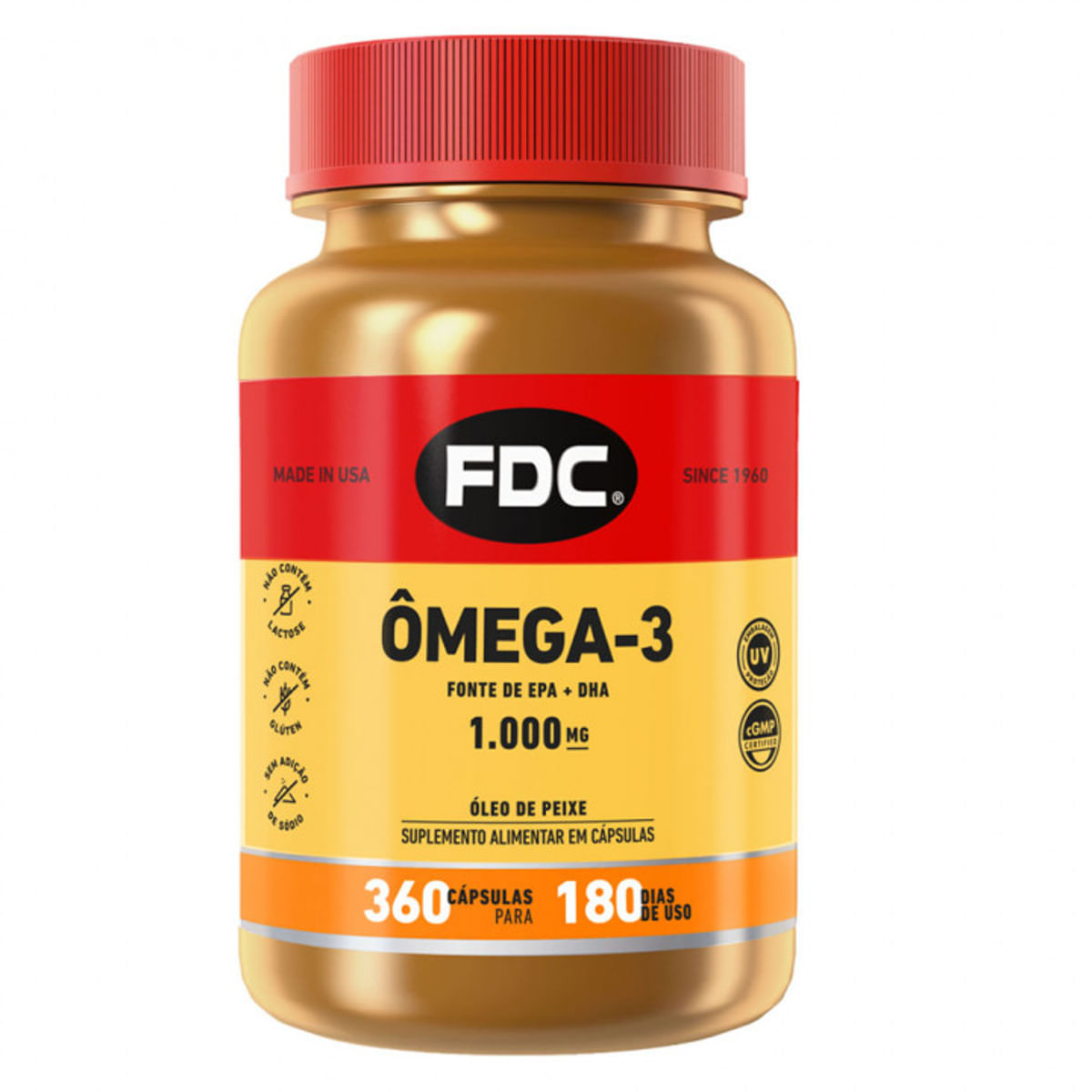 Ômega 3 1000 Mg 360 Cápsulas