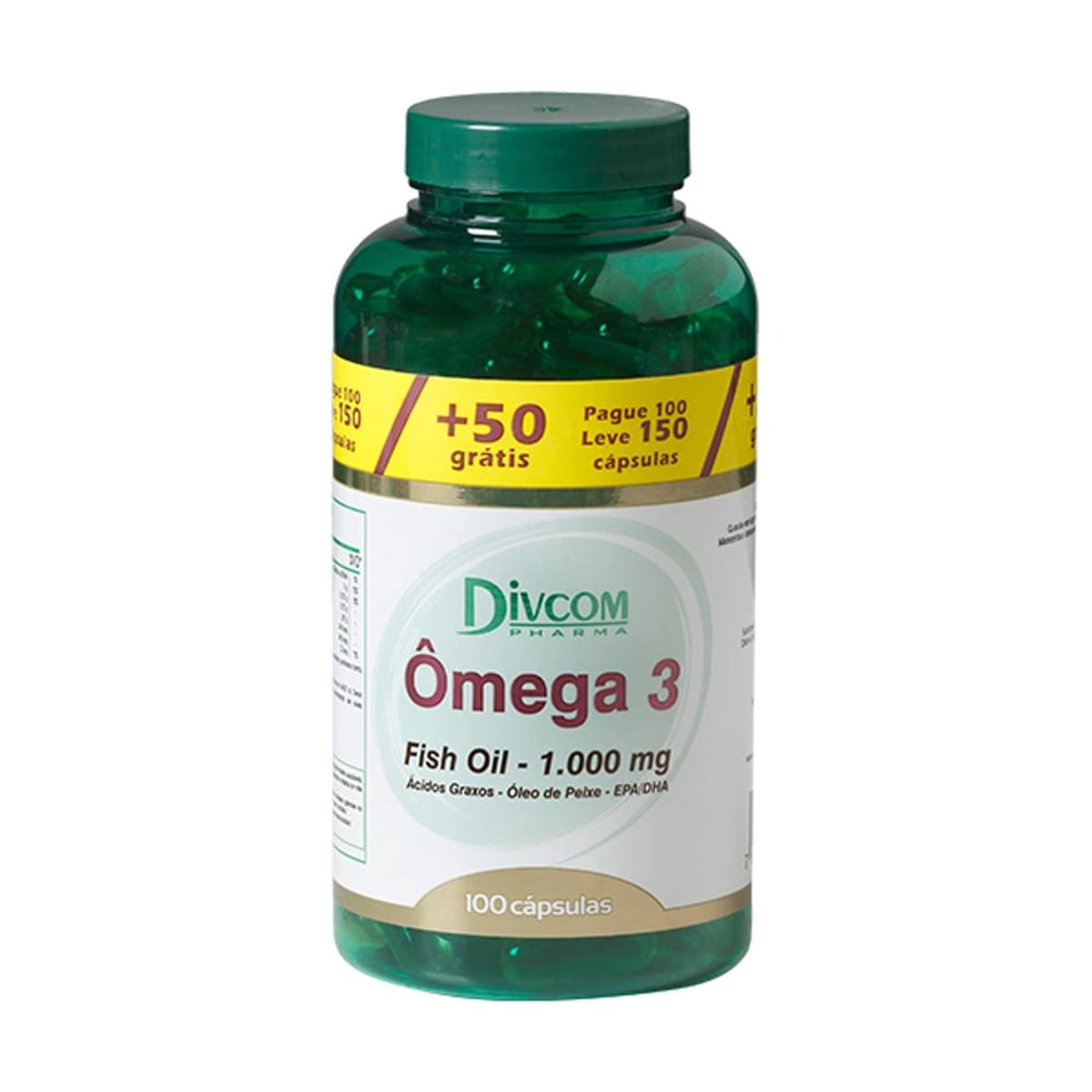 Ômega 3 Divcom 150 Cápsulas