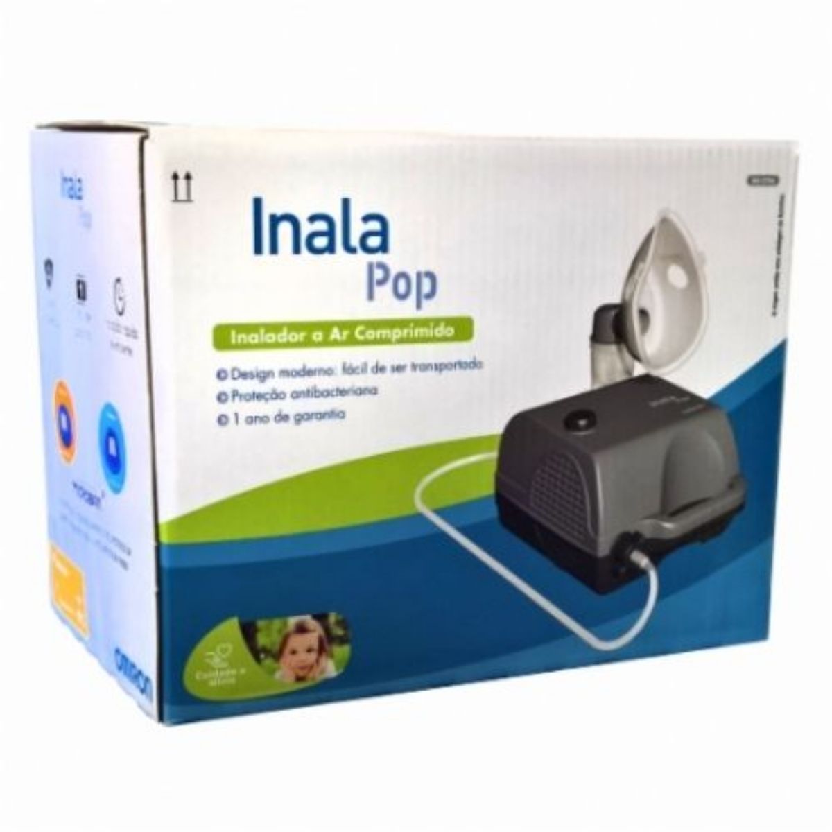 Inalador Compressor Inalapop Omron Caixa 1 Unidade