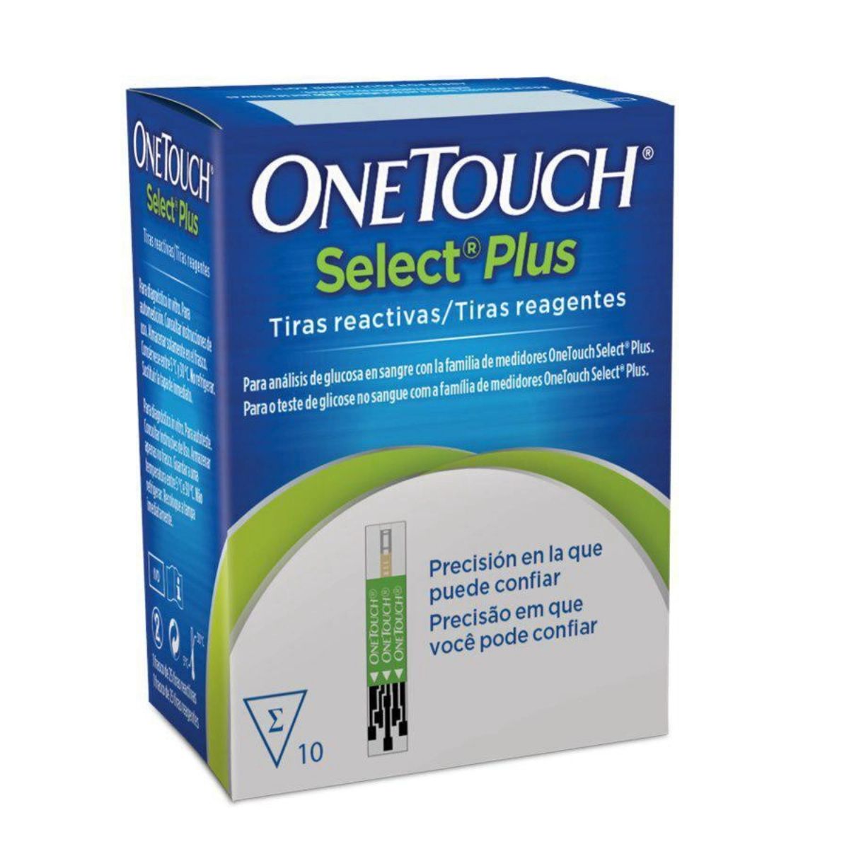 One Touch Select Plus Tiras Reagentes Caixa 10 Unidades