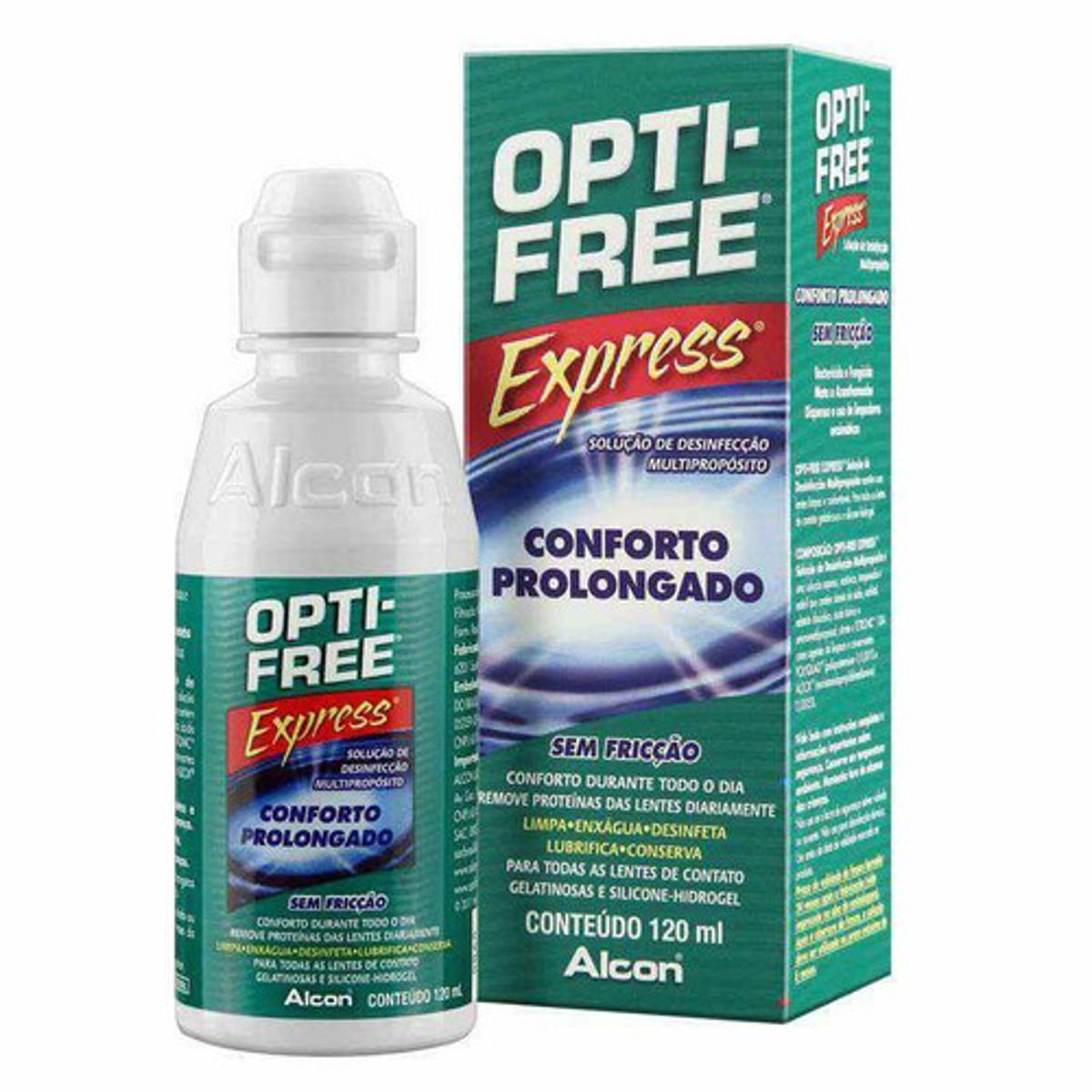 Opti-Free Express Frasco 120 Ml