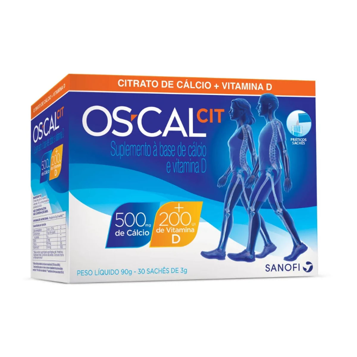 Oscal Cit 30 Sachês 90 G