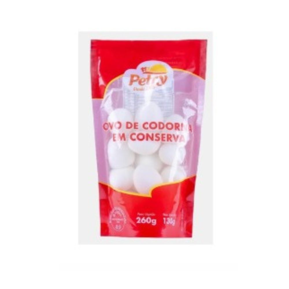 Ovo Codorna Conserva Petry Pouch 130 g