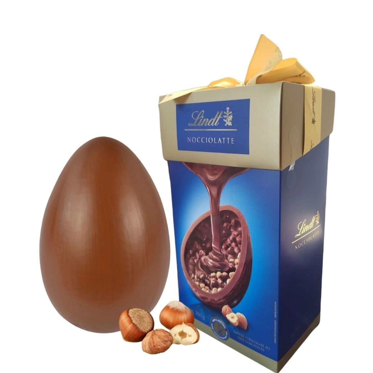 Ovos de Páscoa Chocolate Nocciolatte Lindt 350 G