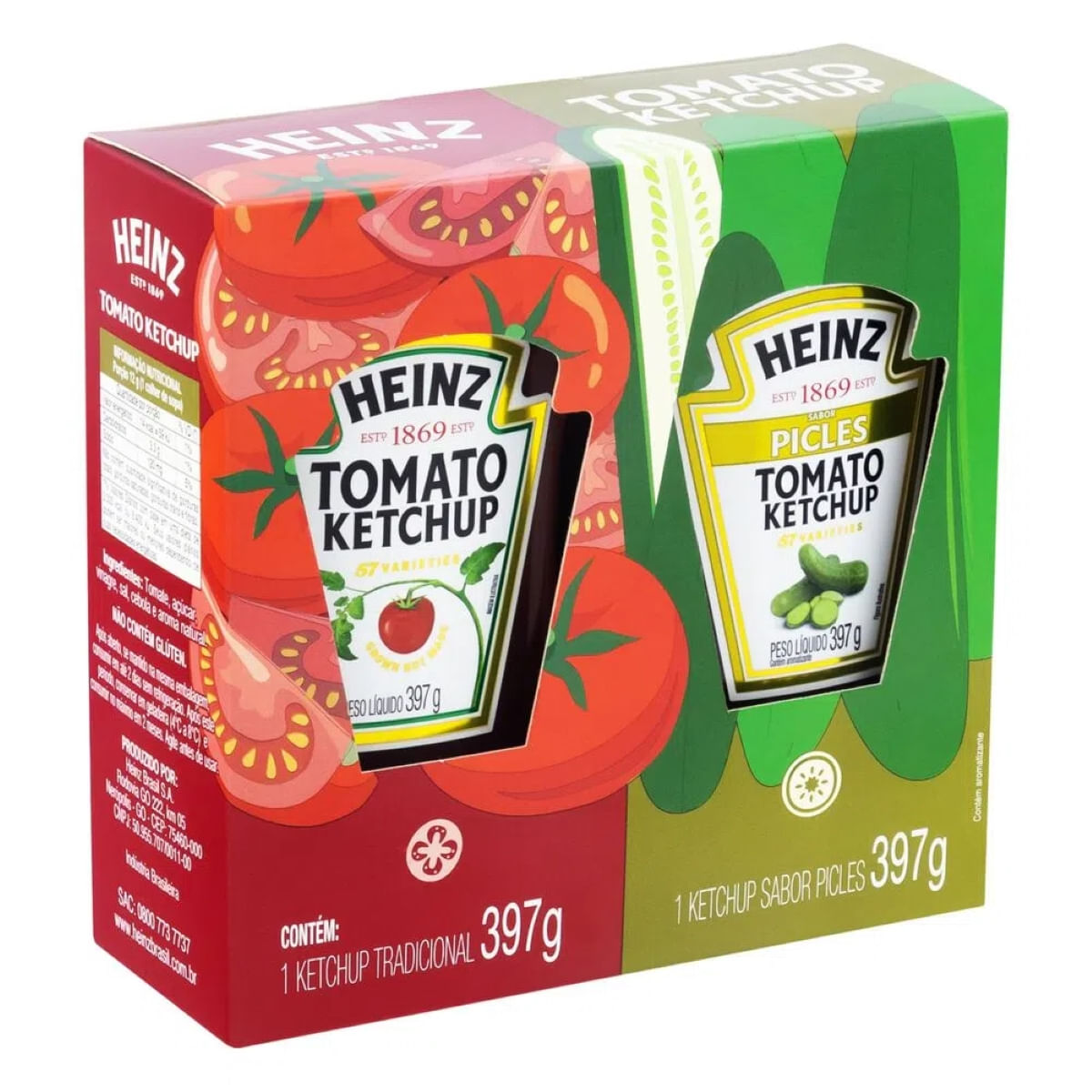 Pack Promoção Ketchup Heinz Tradicional 397 g