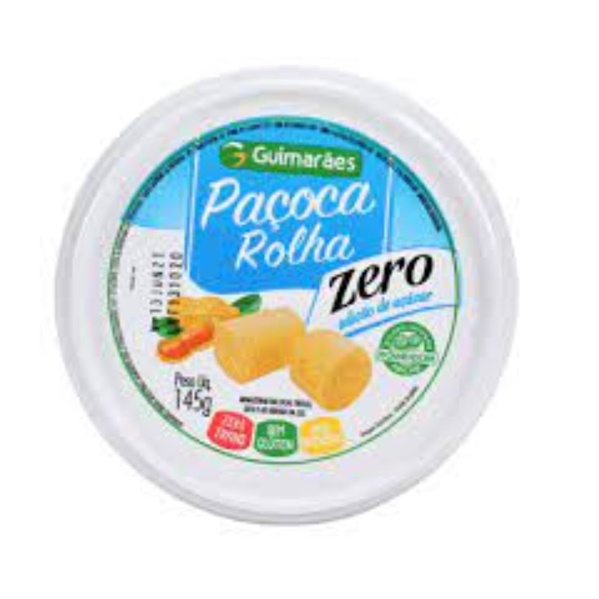 Paçoca Rolha Zero Açúcar Guimarães 145 g