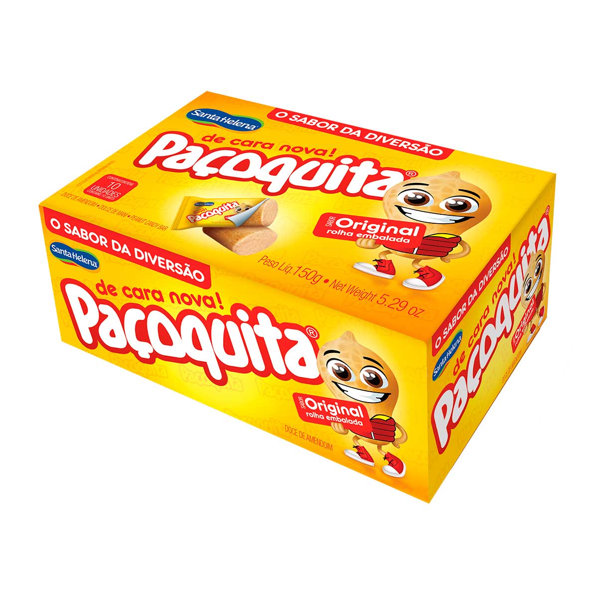 Paçoquita Rolha 10 Unidades 150g