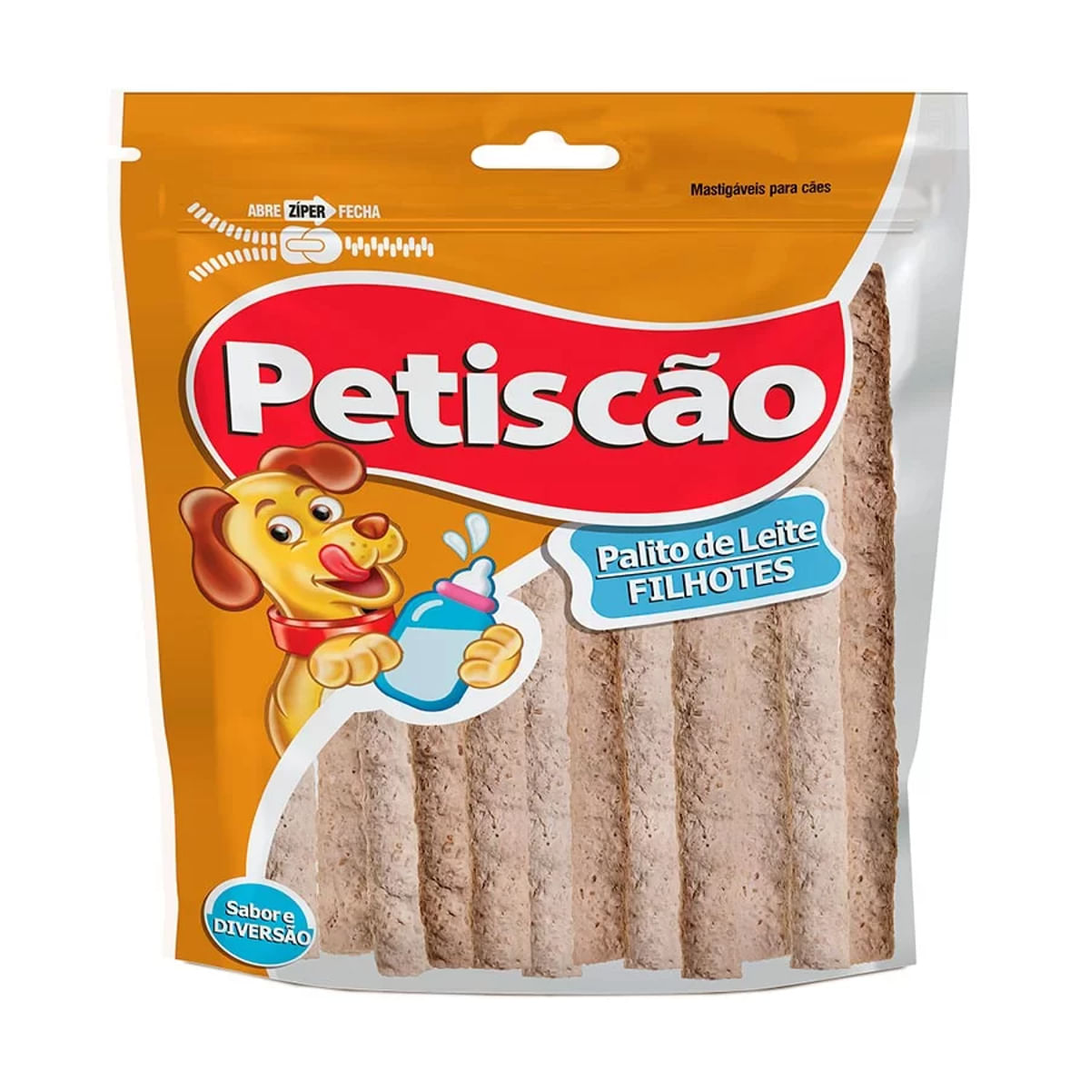 Osso Palito de Leite Fino para Filhote Petiscão 100 G