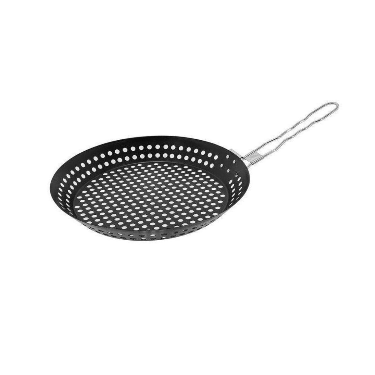 Panela Grill Para Churrasco Preto Mimo Style