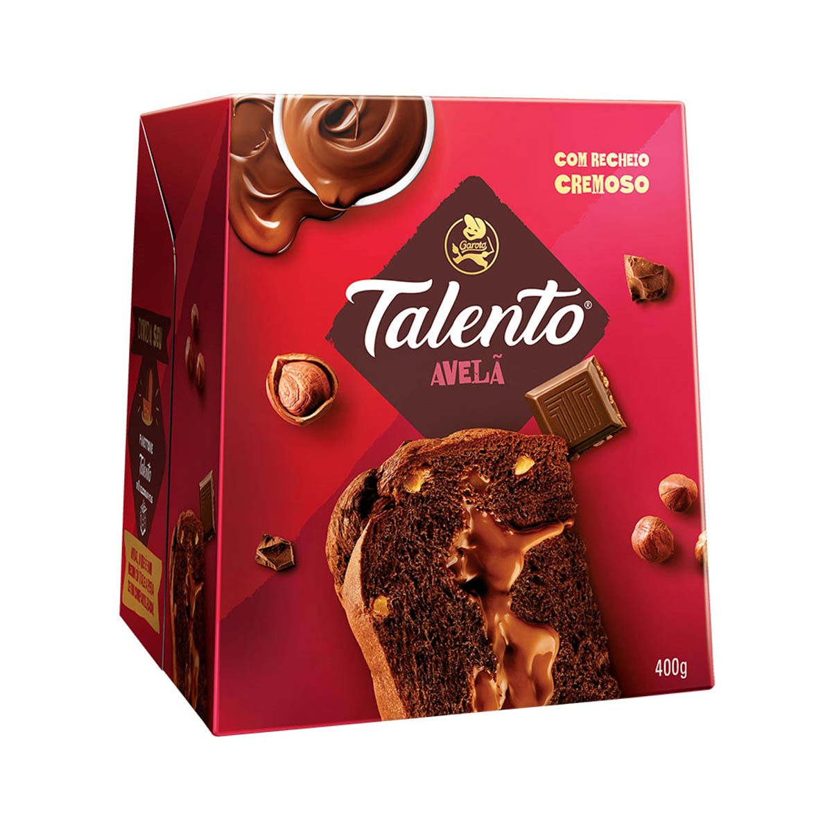 Panetone de Avelã Talento 400g