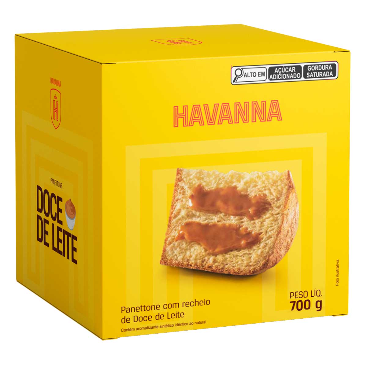 Panetone de Doce de Leite Havana 700g