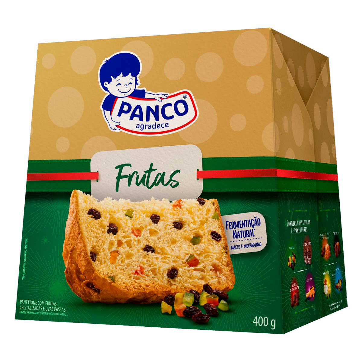 Panetone de Frutas Cristalizadas Panco 400g