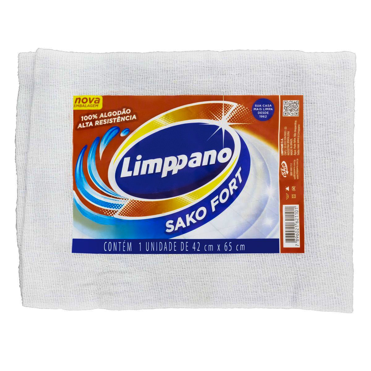 Pano de Limpeza de Piso Limppano Sakofort 42 x 65 cm