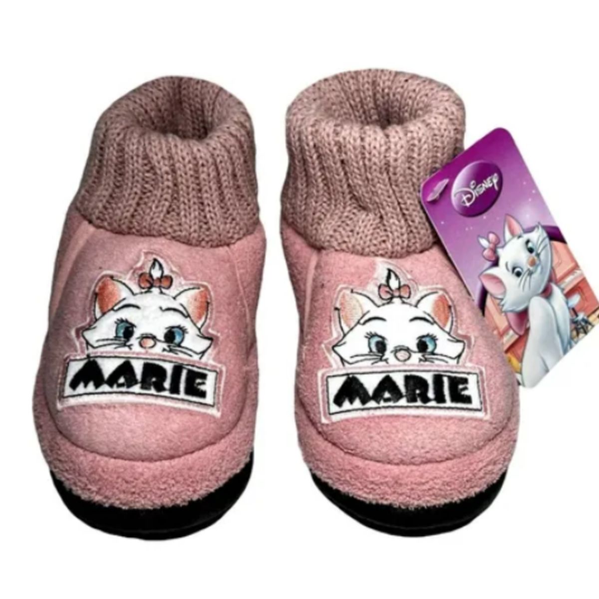 Pantufa Infantil Gatinha Marie M Disney Rosa