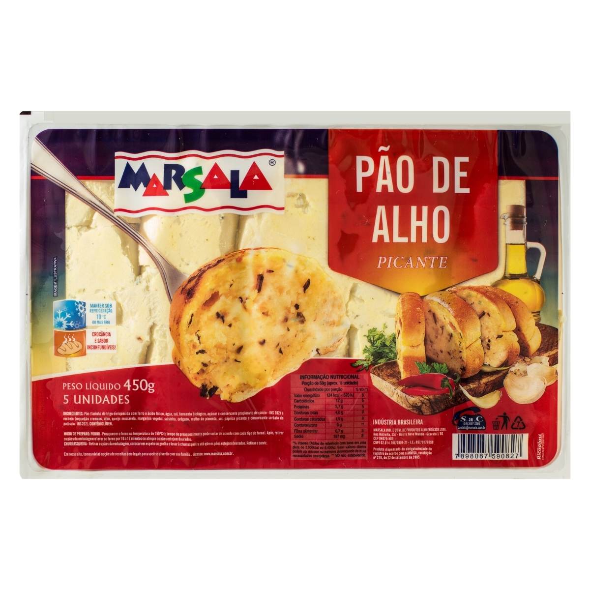 Pão De Alho Picante Marsala 450 g