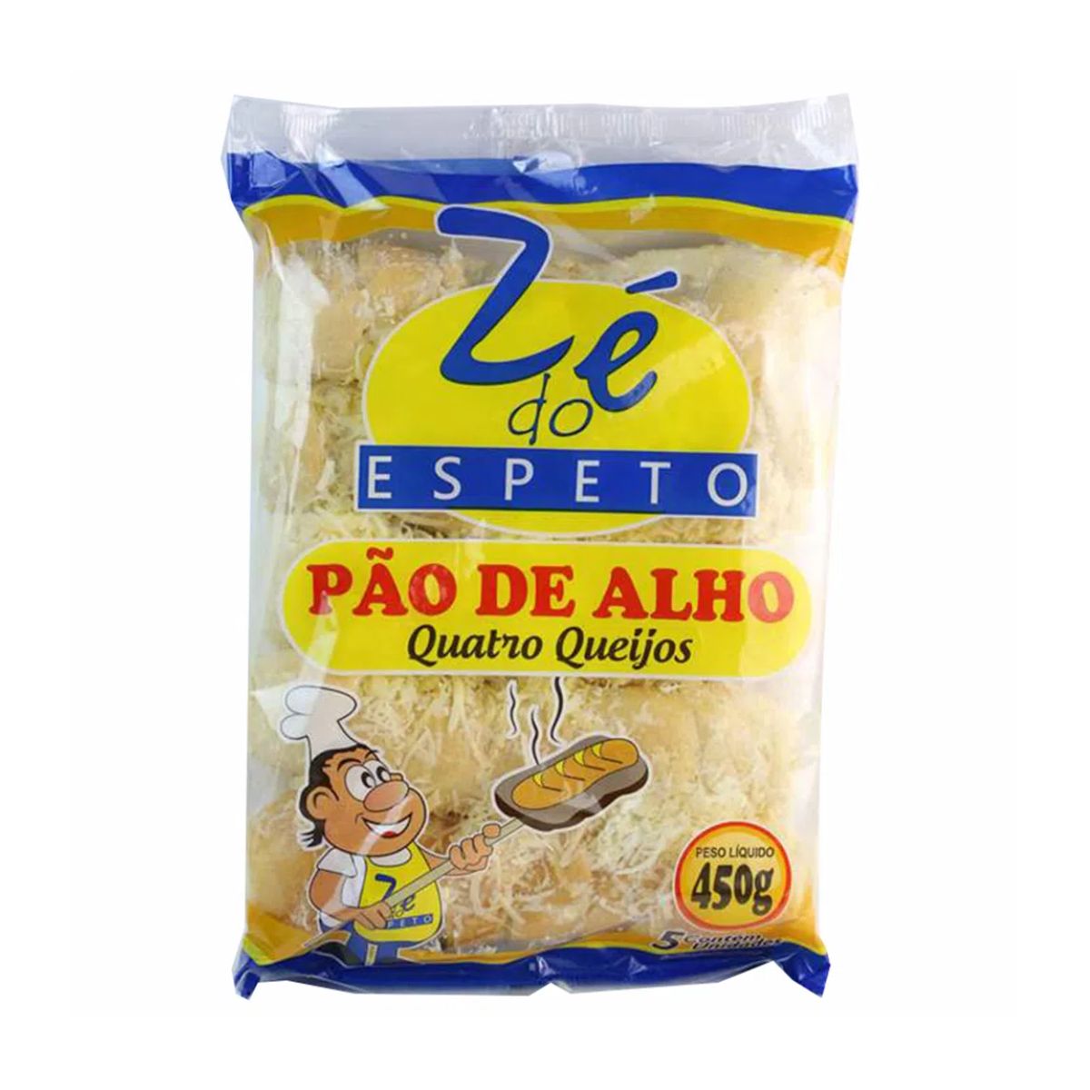 Pão de Alho Quatro Queijo Zé do Espeto 450 g