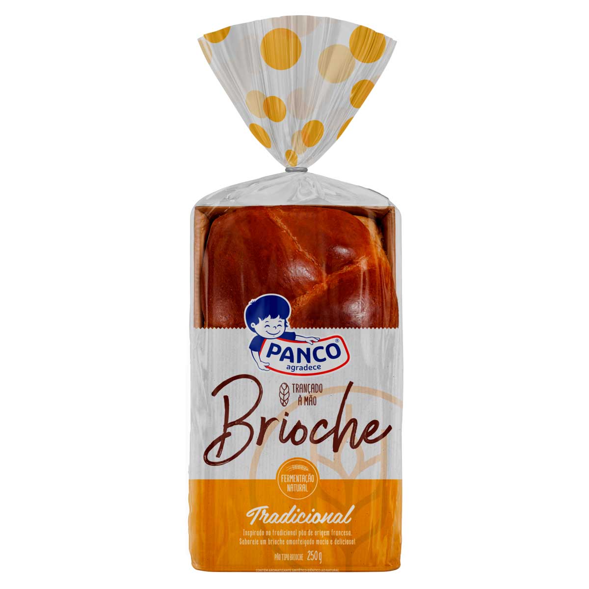 Pão Brioche Trançado Tradicional Panco 250g