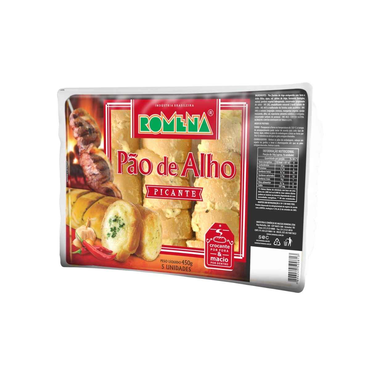 Pão de Alho Picante Romena 450 g