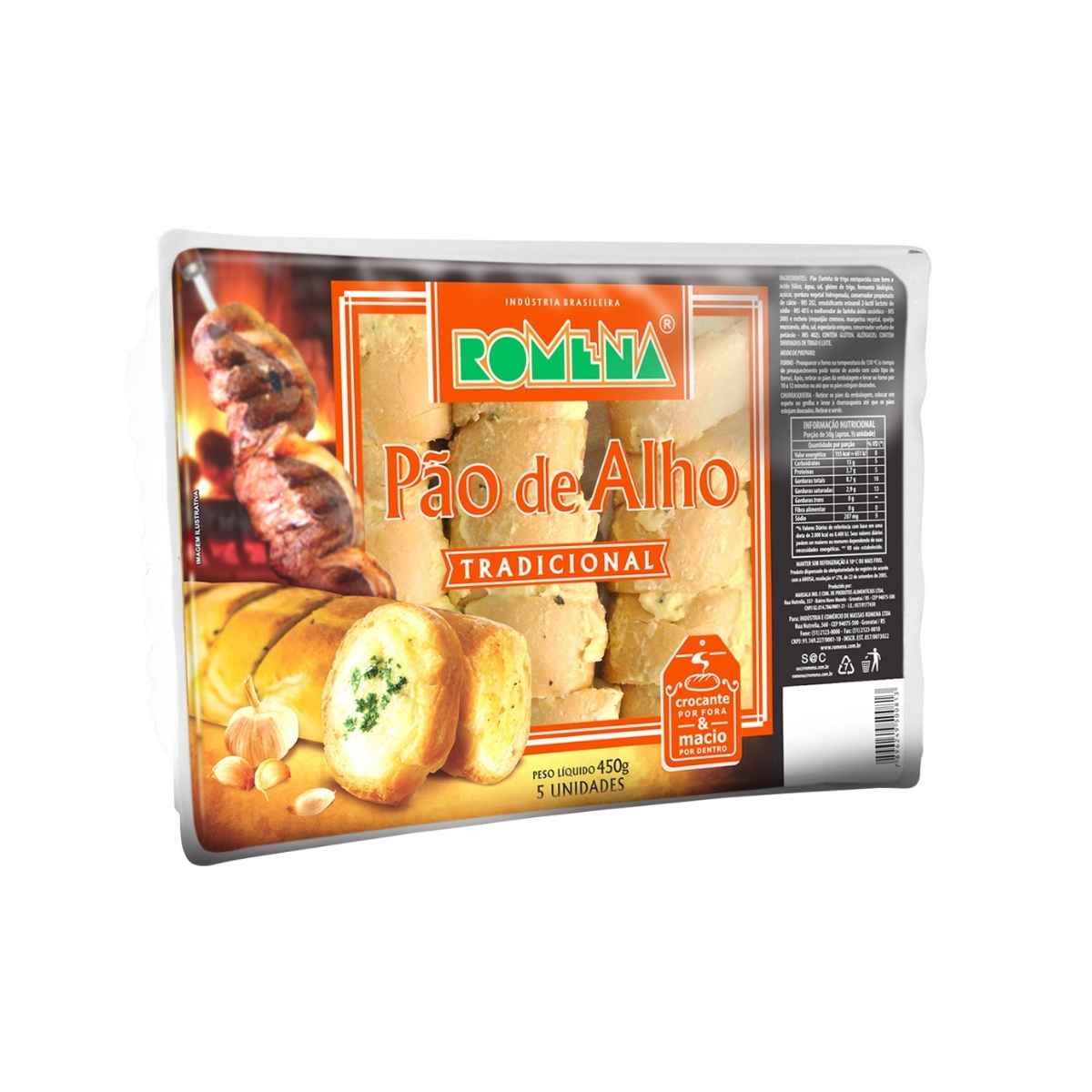 Pão de Alho Tradicional Romena 450 g