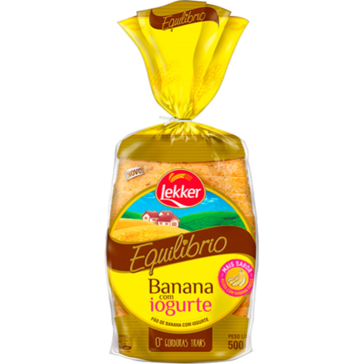 Pão de Forma Banana com Iogurte Lekker 500 g