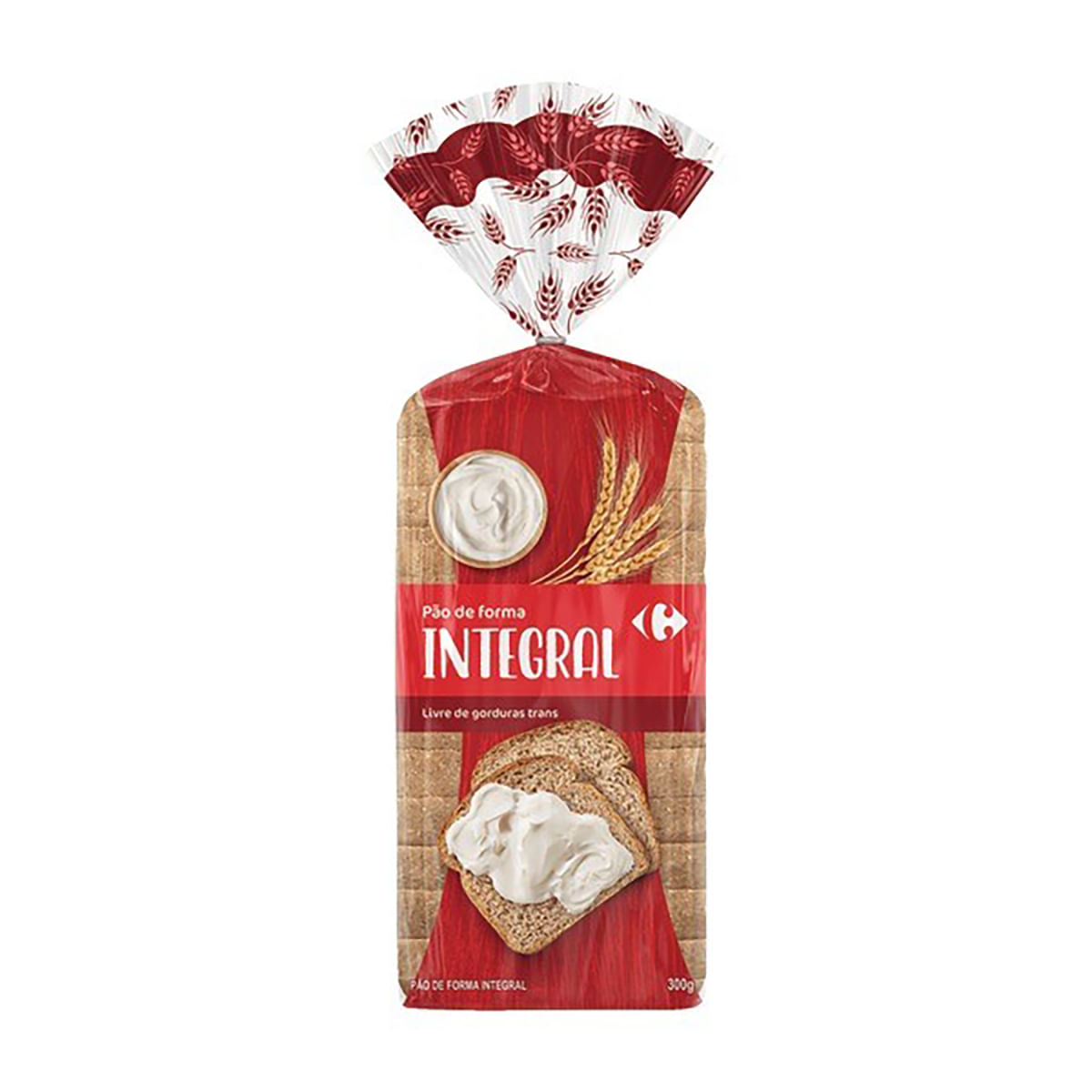 Pão de Forma Integral Carrefour 300 g