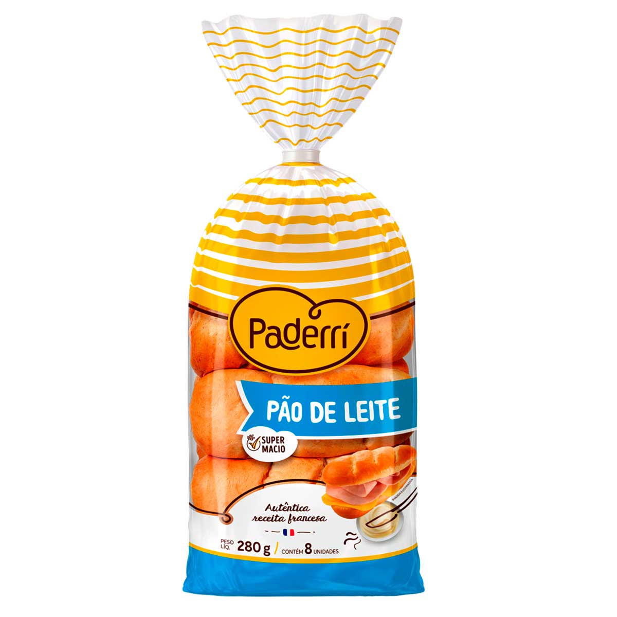 Pão De Leite Paderri 280 g