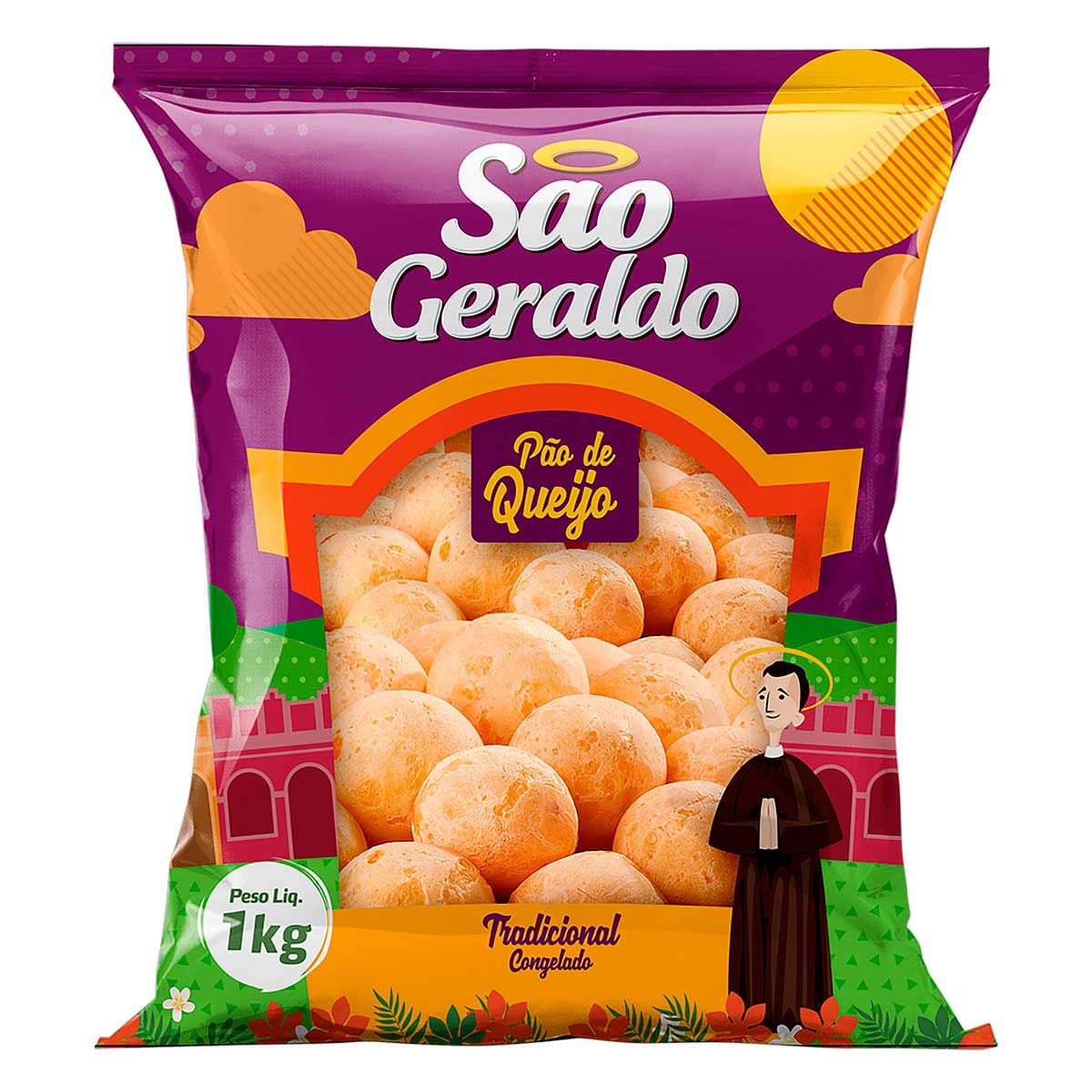 Pão de Queijo Congelado São Geraldo 1Kg