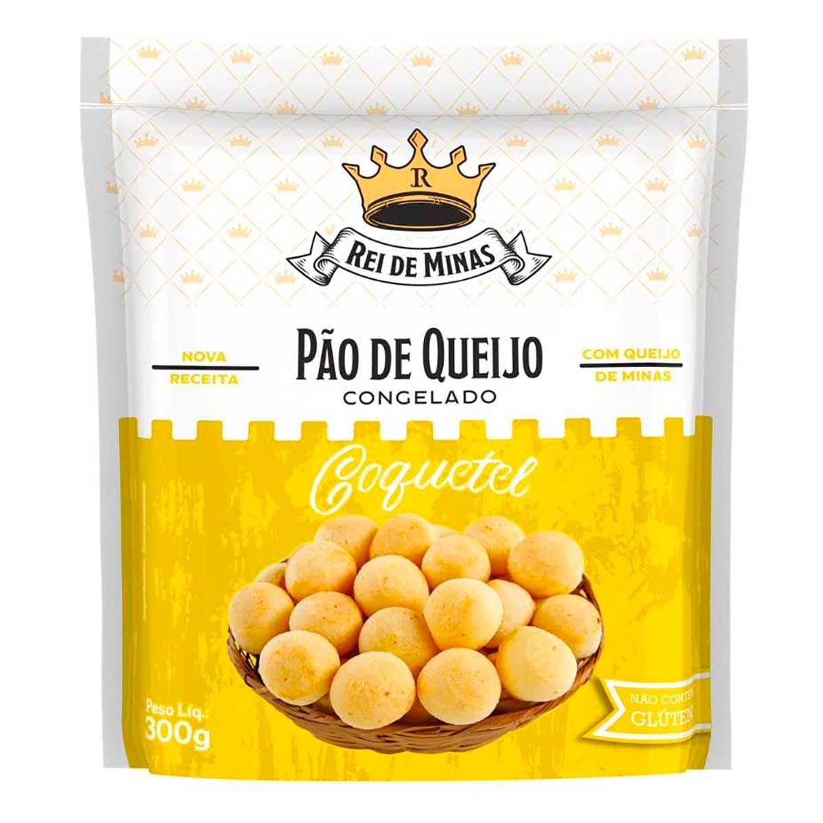 Pão de Queijo Coquetel Rei de Minas 300 g