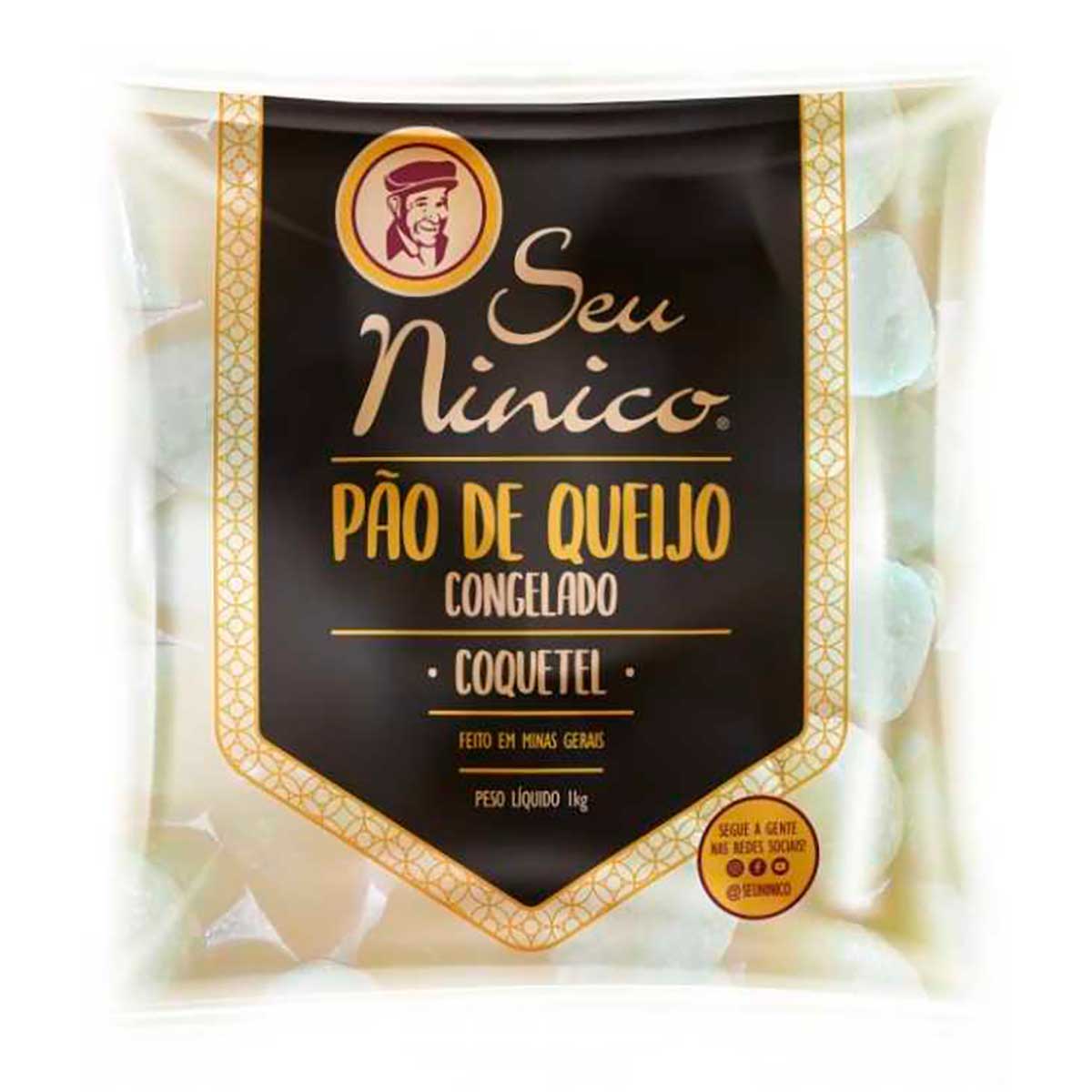 Pão de Queijo Coquetel Seu Ninico 1 Kg