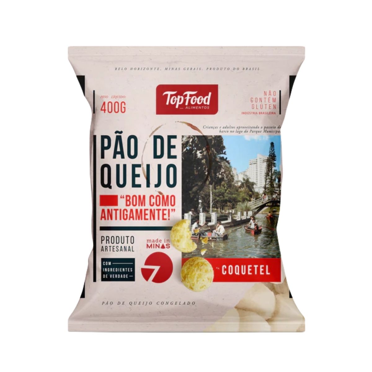 Pão de Queijo Coquetel Topfood 400 g