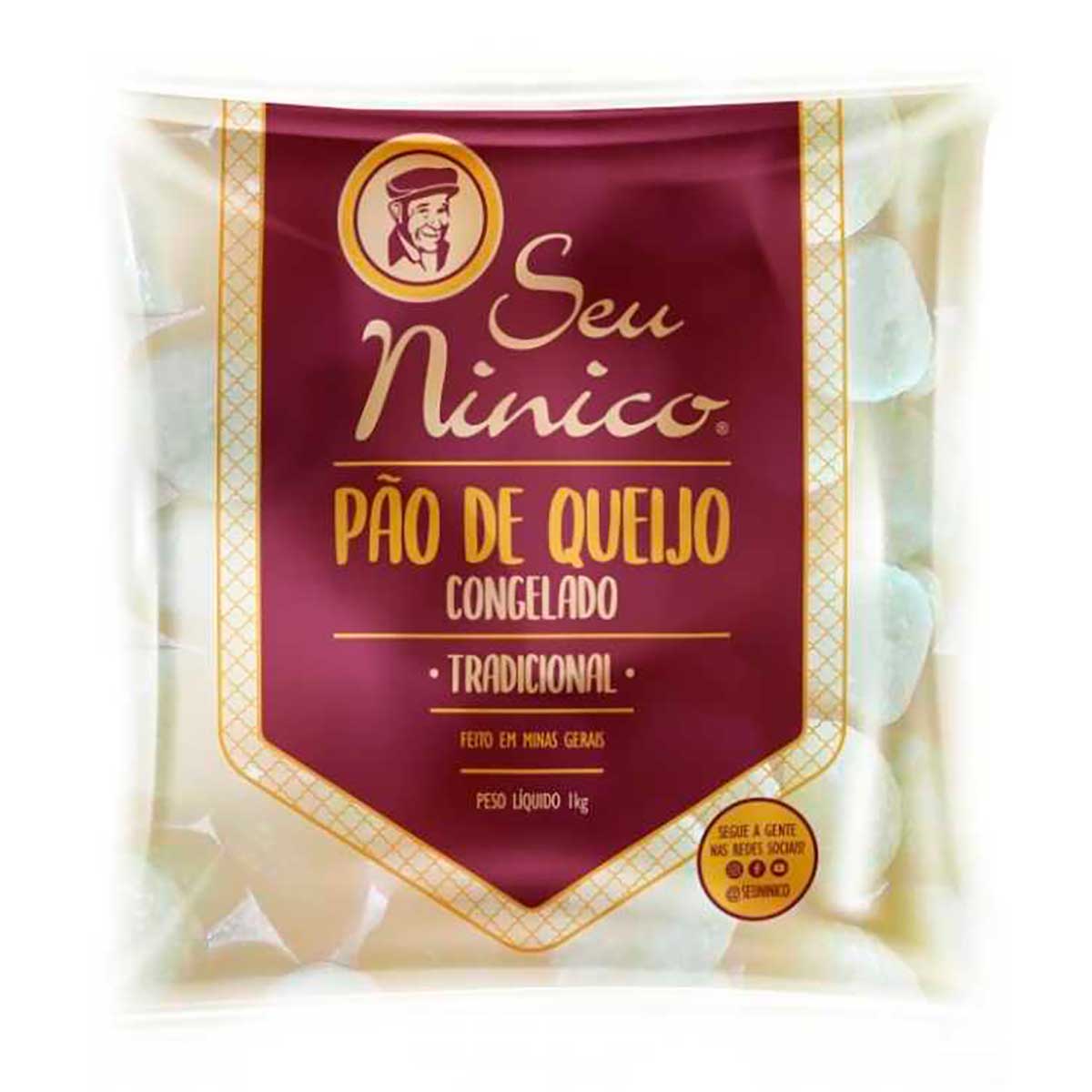 Pão de Queijo Tradicional Seu Ninico 1 Kg