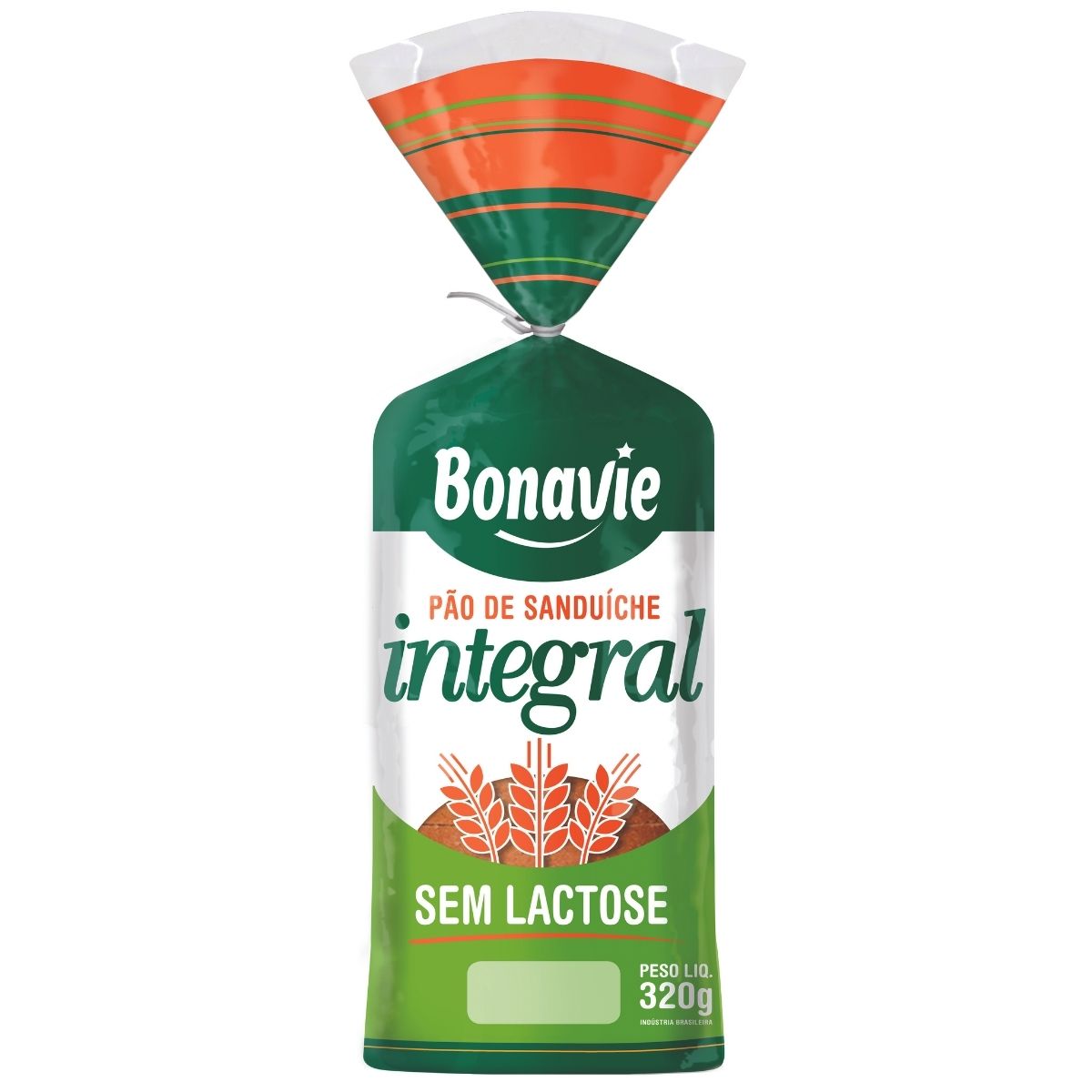 Pão de Forma Integral Sem Láctose Bonavie 450 G