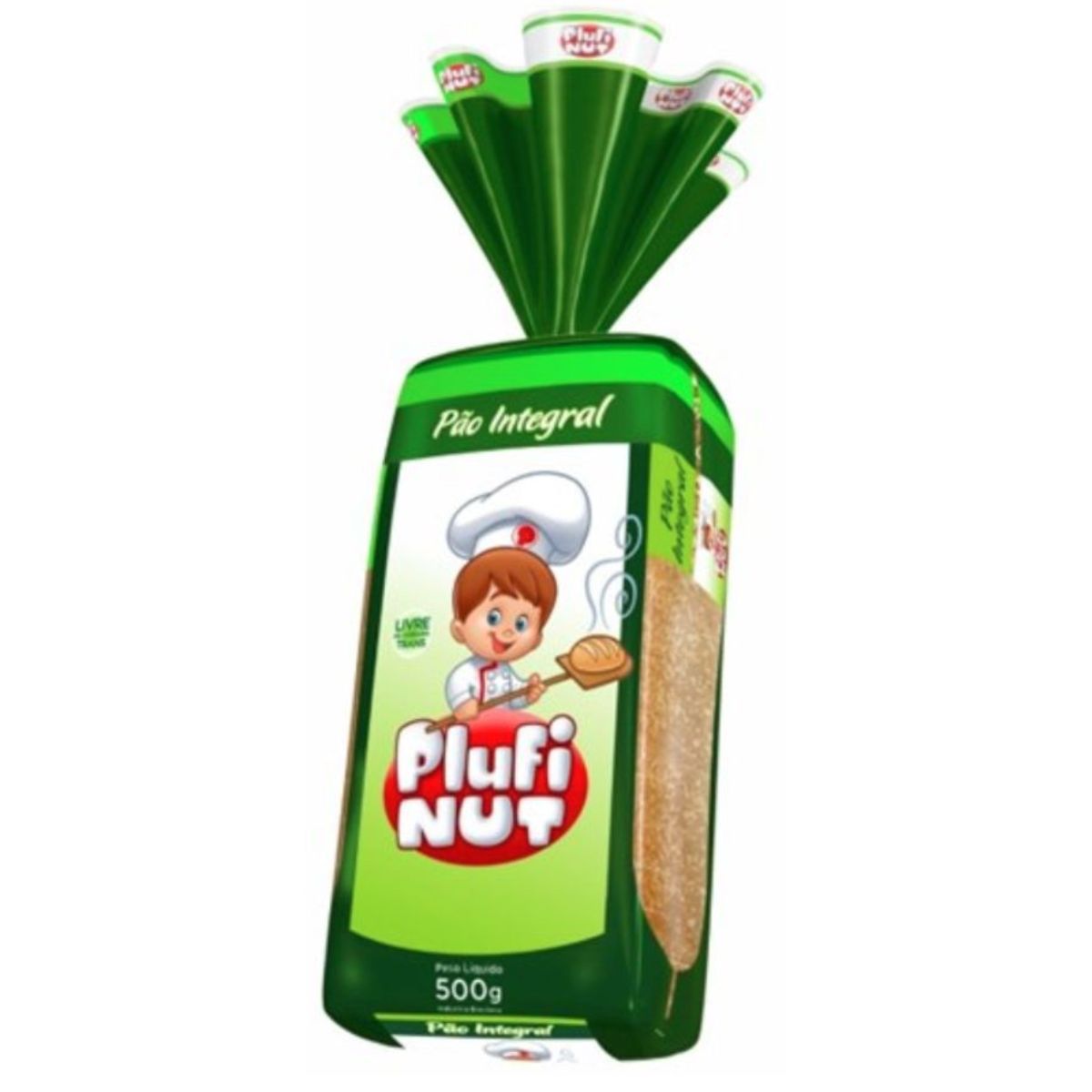 Pão Forma Integral Plufi Nut Panutrir 450 g