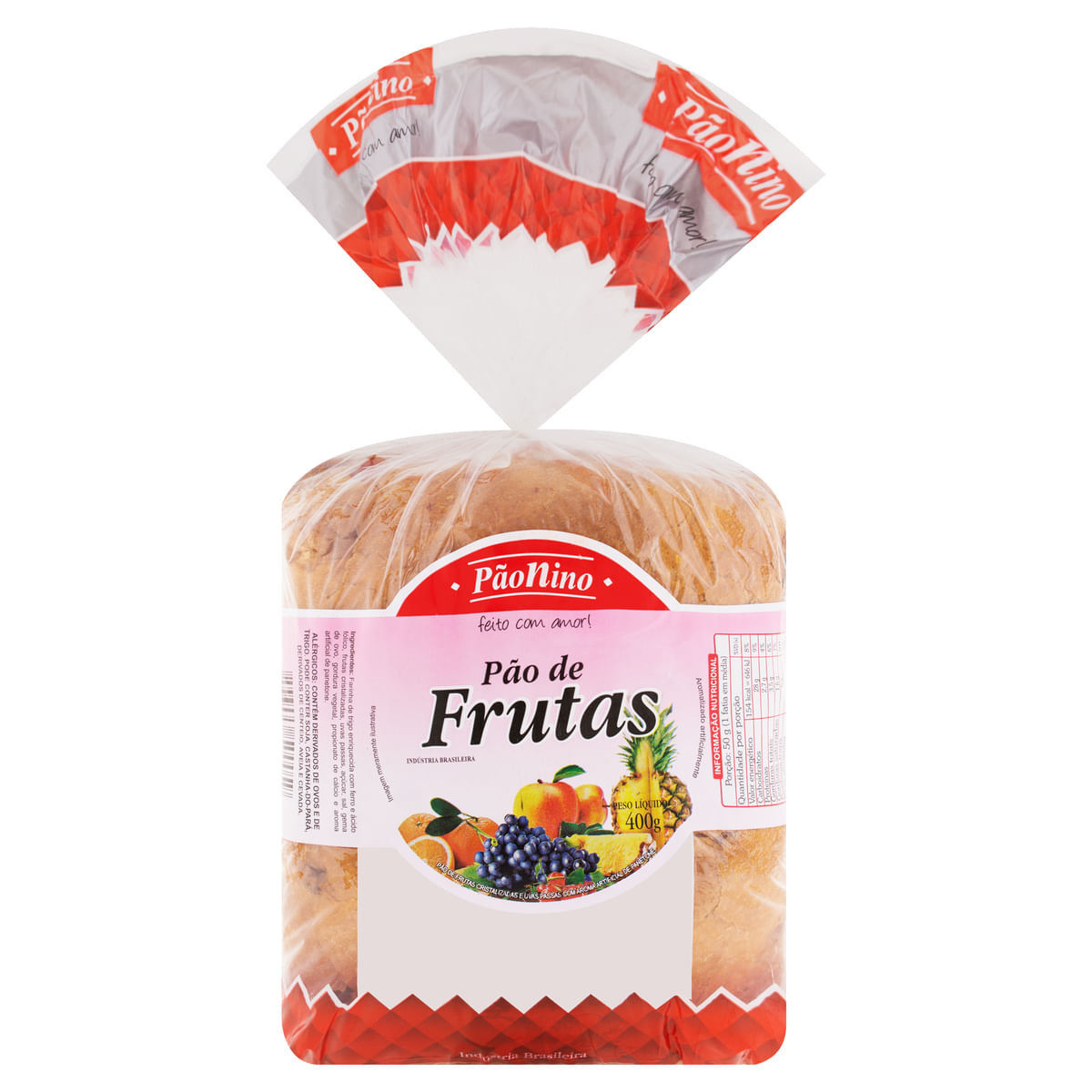 Pão Frutas Nino 400 g