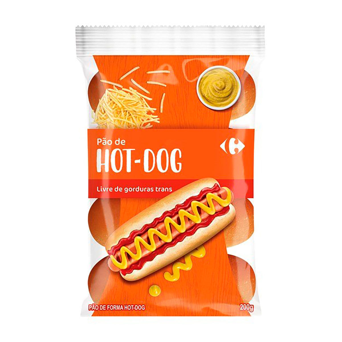 Pão de Hot Dog Carrefour 200 g