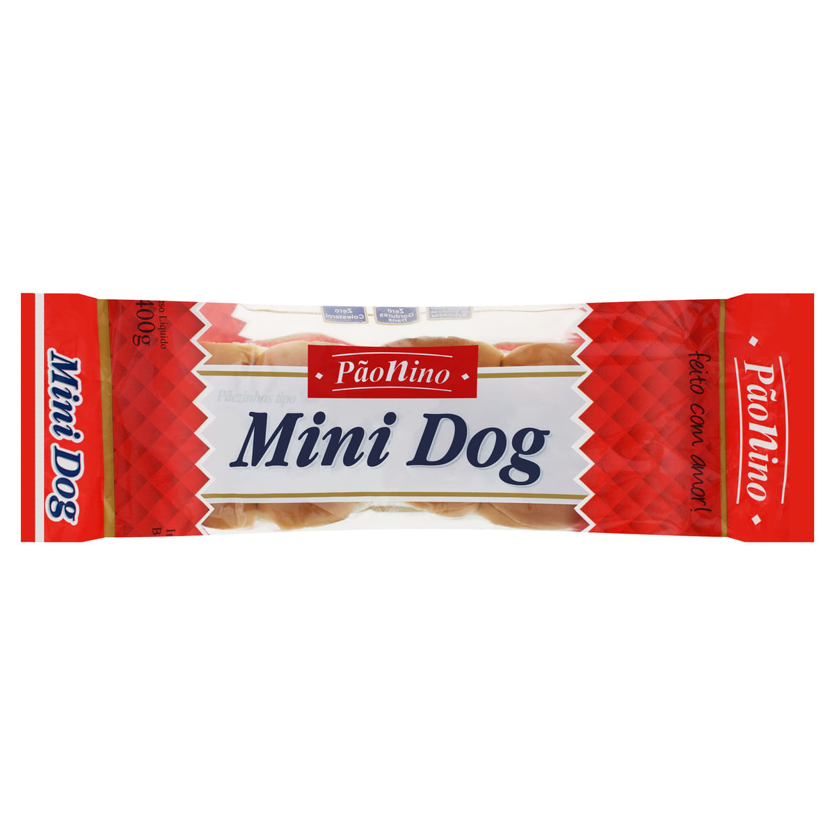 Pão Leite Mini Dog Nino 400 g