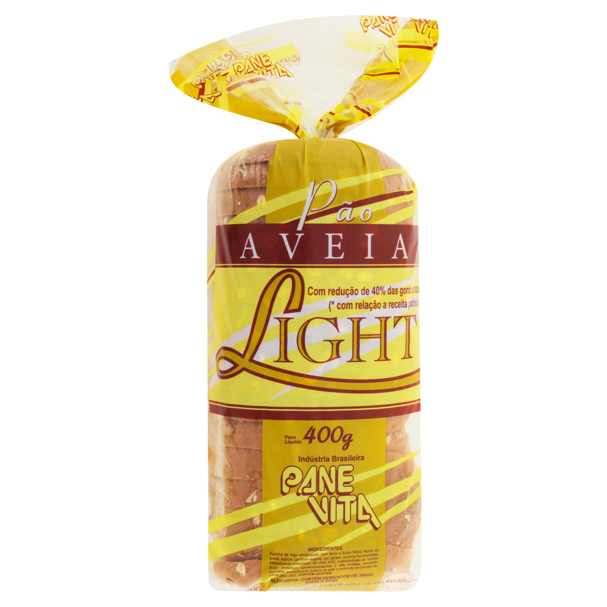 Pão Ligh Panevita Aveia 400 g