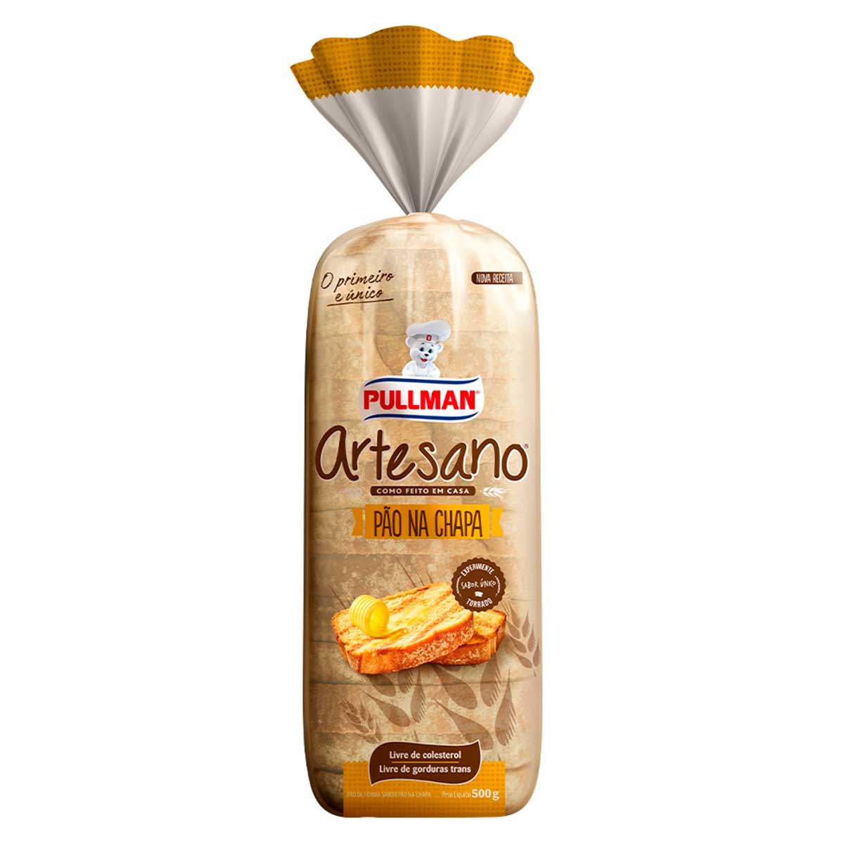 Pão na Chapa Artesano Pullman 500G