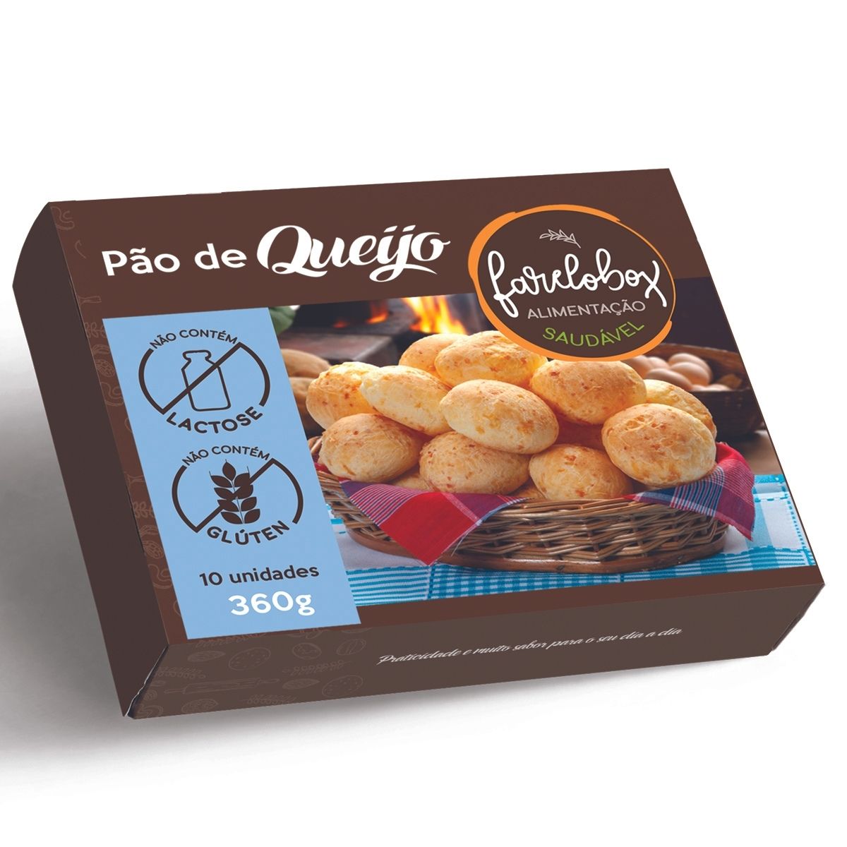 Pao Queijo S Glu S Lac Farelobox 360G