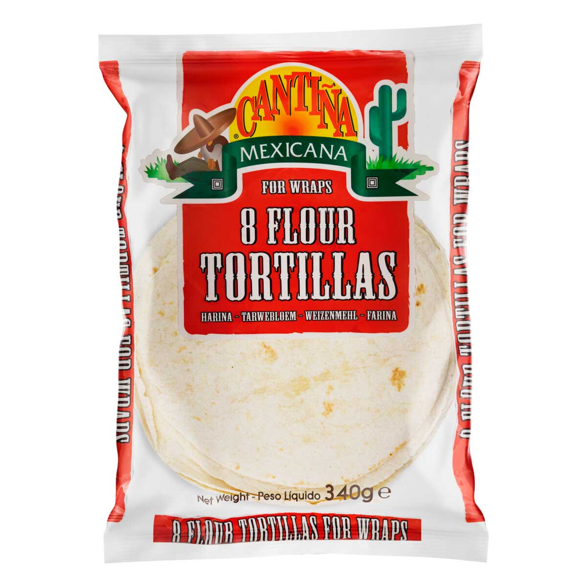 Pão Tortilha Cantiña Mexicana 340g